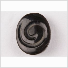 Black Horn Coat Button – 54L/34mm Black Horn Coat Button – 54L/34mm
