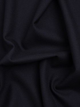 Wool Pique Suiting – Navy Blue Birdseye – Deadstock Wool Pique Suiting – Navy Blue Birdseye – Deadstock