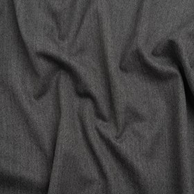 Wool Twill Suiting – Heathered Gray Herringbone – Deadstock Wool Twill Suiting – Heathered Gray Herringbone – Deadstock