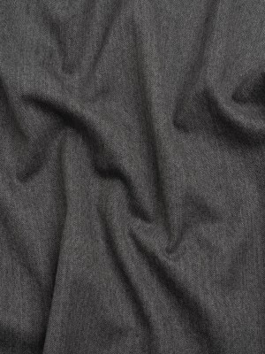 Wool Twill Suiting – Heathered Gray Herringbone – Deadstock Wool Twill Suiting – Heathered Gray Herringbone – Deadstock