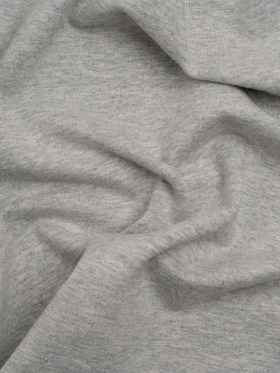 Stretch Cotton Jersey – Heathered Gray – Deadstock Stretch Cotton Jersey – Heathered Gray – Deadstock