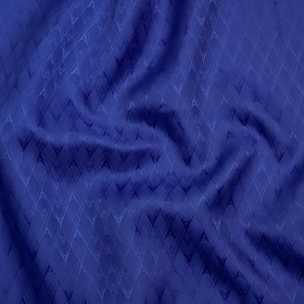 Recycled Polyester and Viscose Jacquard Lining – Royal Blue A for Argyle – Deadstock Recycled Polyester and Viscose Jacquard Lining – Royal Blue A for Argyle – Deadstock