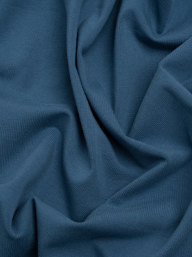 Stretch Cotton Jersey – Evening Blue – Deadstock Stretch Cotton Jersey – Evening Blue – Deadstock