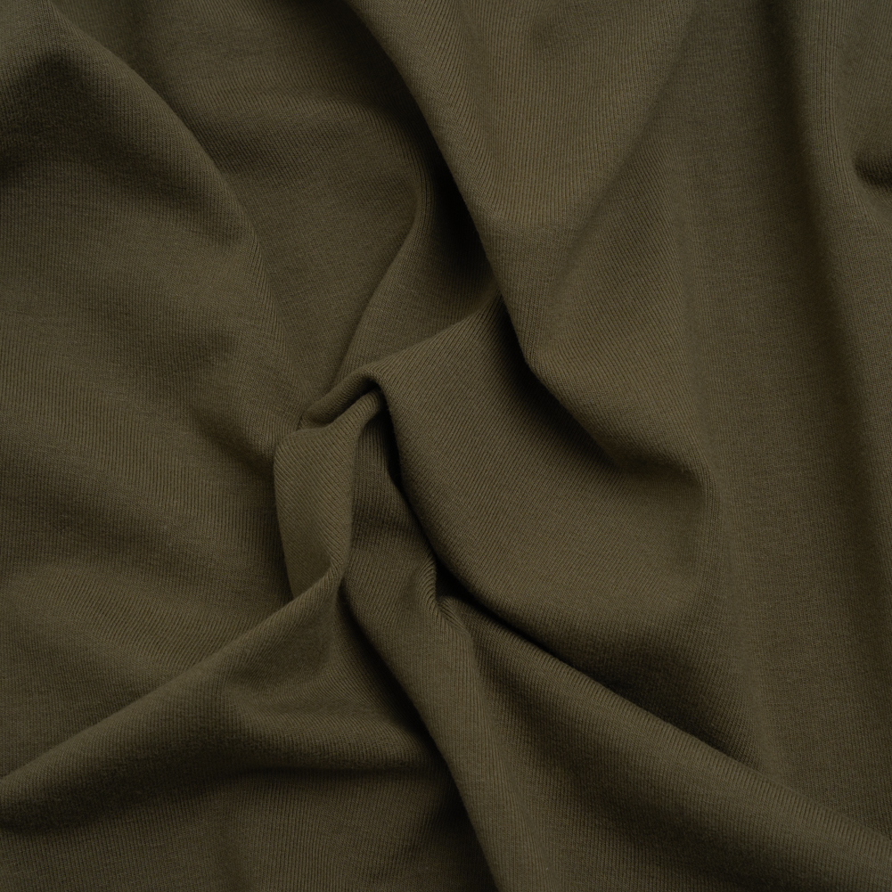 Stretch Cotton Jersey – Forest Moss Green – Deadstock Stretch Cotton Jersey – Forest Moss Green – Deadstock
