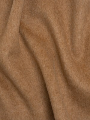 Alpaca Wool Coating Double Face – Brown Alpaca Wool Coating Double Face – Brown