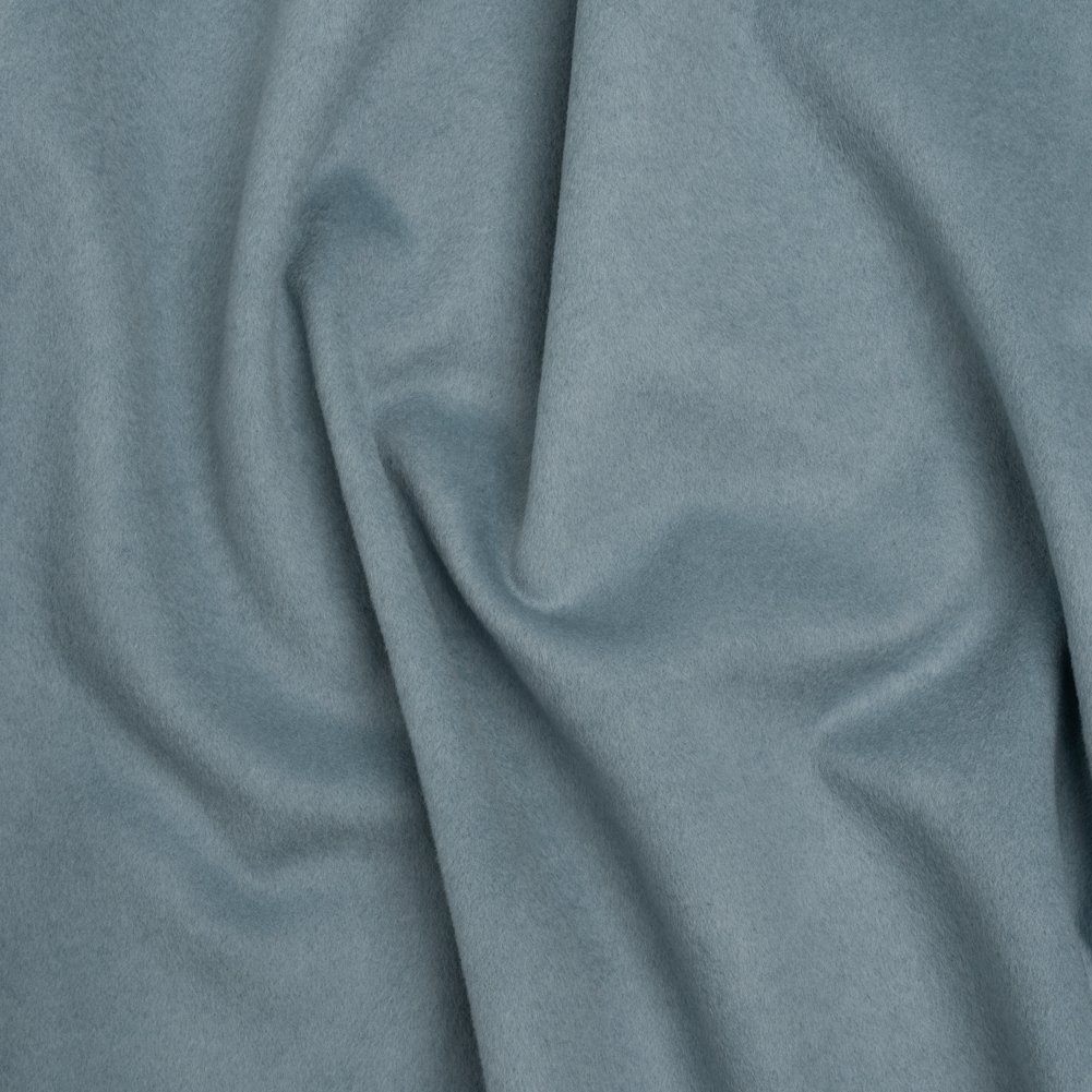 Brushed Lightweight Wool Blend Coating – Light Blue – Ellamar Collection Brushed Lightweight Wool Blend Coating – Light Blue – Ellamar Collection