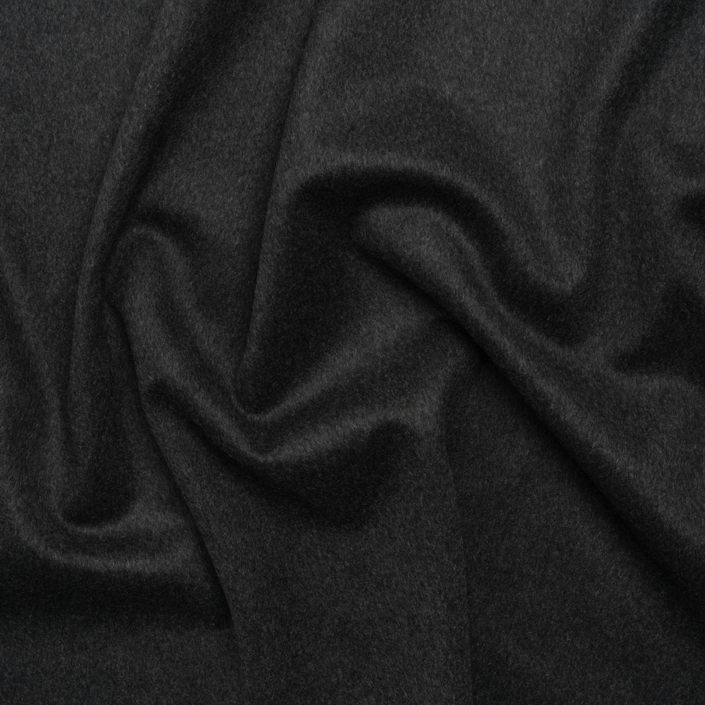 Brushed Lightweight Wool Blend Coating – Charcoal Gray – Ellamar Collection Brushed Lightweight Wool Blend Coating – Charcoal Gray – Ellamar Collection