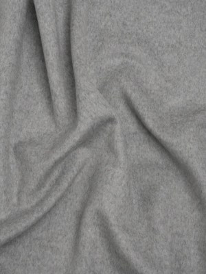 Brushed Wool Blend Coating – Light Gray – Emery Collection Brushed Wool Blend Coating – Light Gray – Emery Collection