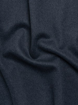 Heavy Brushed Wool Blend Twill Coating – Melange Blue Heavy Brushed Wool Blend Twill Coating – Melange Blue