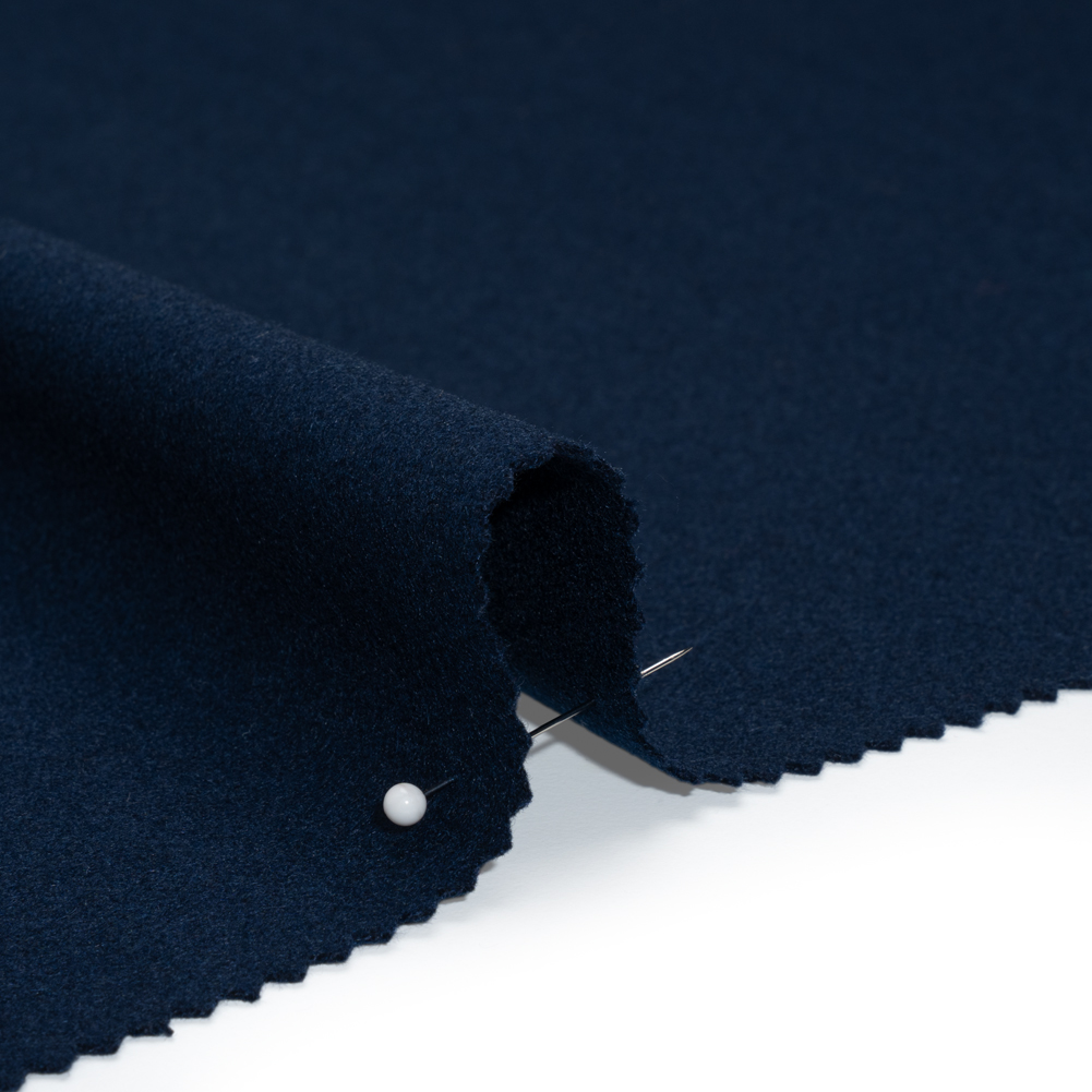 Felted Wool Blend Coating - Sapphire Blue - Elliot Collection