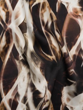 Silk Charmeuse 19mm – Black, Beige and White Smoke Streams Silk Charmeuse 19mm – Black, Beige and White Smoke Streams