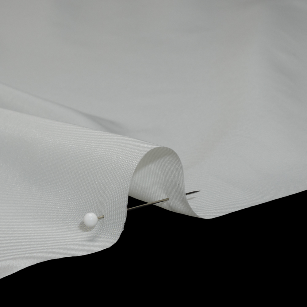 Stretch Polyester Twill Lining - Ivory - Josephine Collection