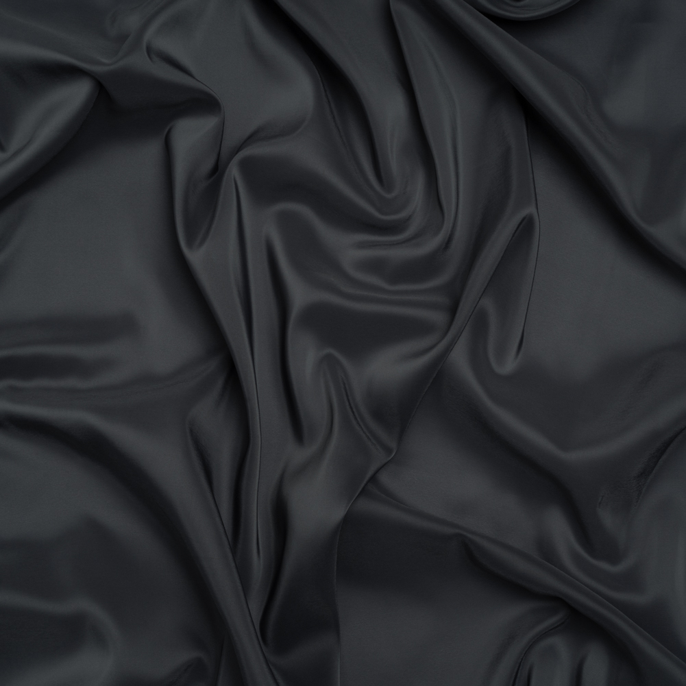 Stretch Polyester Twill Lining – Charcoal – Josephine Collection Stretch Polyester Twill Lining – Charcoal – Josephine Collection