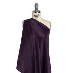 Stretch Polyester Twill Lining – Eggplant – Josephine Collection Stretch Polyester Twill Lining – Eggplant – Josephine Collection