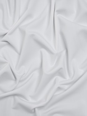 100% Recycled Stretch Nylon Swimwear Tricot, UV Protective – White – Mykonos Collection 100% Recycled Stretch Nylon Swimwear Tricot, UV Protective – White – Mykonos Collection