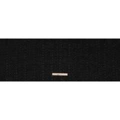 Embroidered Eyelet Cotton Voile – Black Dainty Flower Vines – Naomi Collection Embroidered Eyelet Cotton Voile – Black Dainty Flower Vines – Naomi Collection