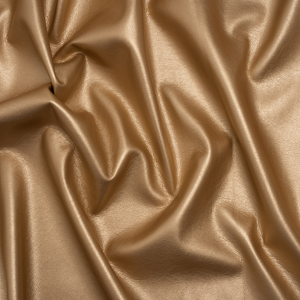 Buttery Faux Leather with Brushed Suede-like Backing – Gold – Veronica Collection Buttery Faux Leather with Brushed Suede-like Backing – Gold – Veronica Collection