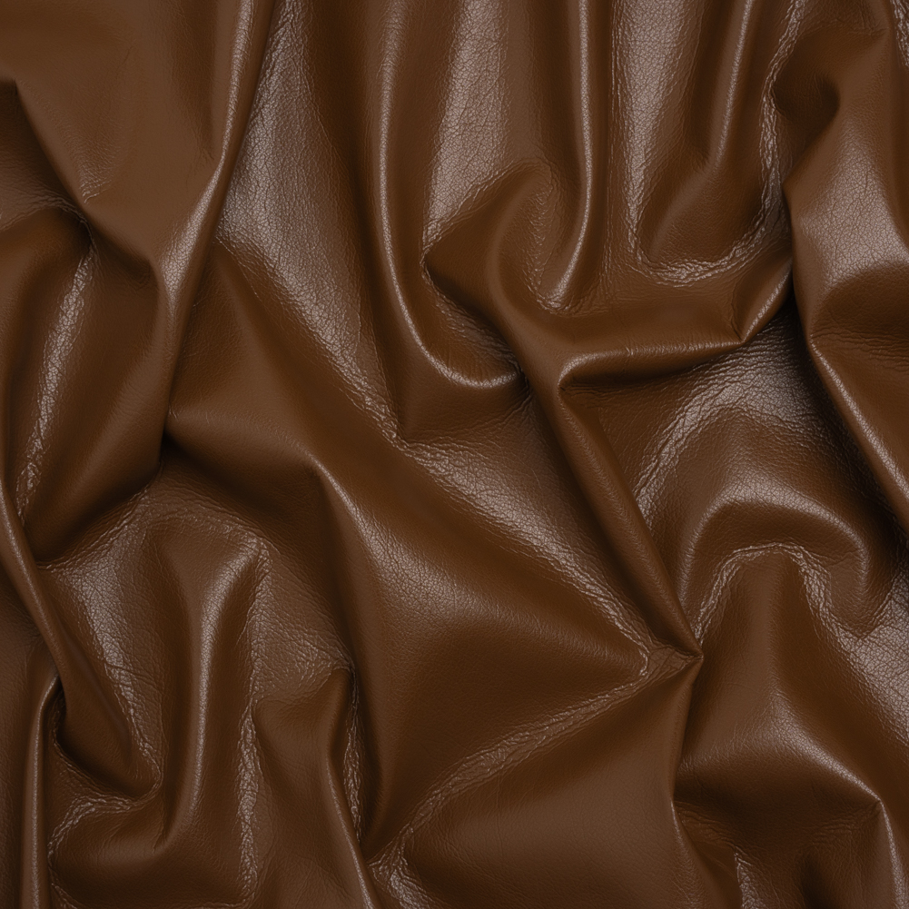 Buttery Faux Leather with Brushed Suede-like Backing – Brown – Veronica Collection Buttery Faux Leather with Brushed Suede-like Backing – Brown – Veronica Collection