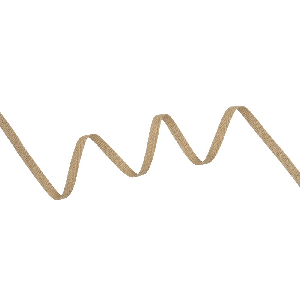 Cotton Twill Tape – 0.25″ – Light Beige Cotton Twill Tape – 0.25″ – Light Beige