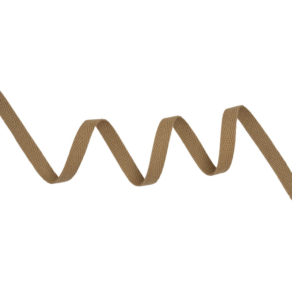 Cotton Twill Tape – 0.375″ – Coffee Cotton Twill Tape – 0.375″ – Coffee