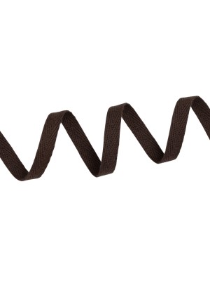 Cotton Twill Tape – 0.375″ – Brown Cotton Twill Tape – 0.375″ – Brown