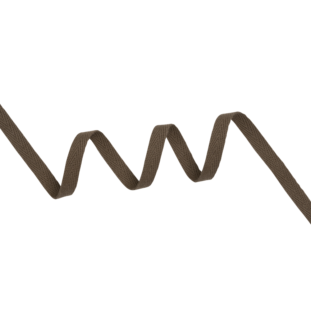 Cotton Twill Tape – 0.375″ – Shitake Cotton Twill Tape – 0.375″ – Shitake