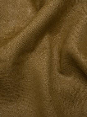 Medium Weight Linen Woven – Khaki – Designer Deadstock Medium Weight Linen Woven – Khaki – Designer Deadstock