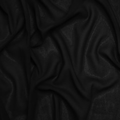 Polyester Georgette – Black – Deadstock Polyester Georgette – Black – Deadstock