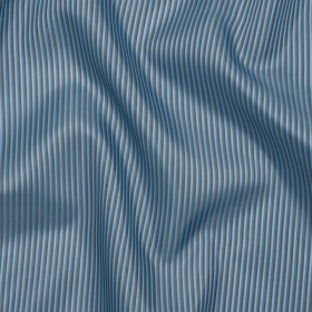 Polyester Lining – Blue and Gray Shadow Stripes – Deadstock Polyester Lining – Blue and Gray Shadow Stripes – Deadstock
