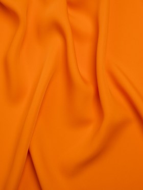 Drapey Polyester Woven – Orange – Deadstock Drapey Polyester Woven – Orange – Deadstock