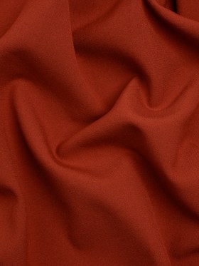 Polyester and Viscose Stretch Double Cloth – Brick Red – Deadstock Polyester and Viscose Stretch Double Cloth – Brick Red – Deadstock