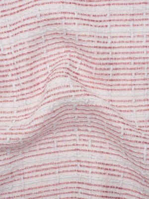 Metallic Tactile Tweed – Iridescent Rainbow, White and Pink Plaid – Deadstock Metallic Tactile Tweed – Iridescent Rainbow, White and Pink Plaid – Deadstock