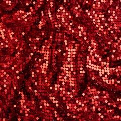 Aluminum Chainmail Fabric Panel, 3mm Tubular – Red – Joan Collection Aluminum Chainmail Fabric Panel, 3mm Tubular – Red – Joan Collection