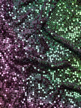 Aluminum Chainmail Fabric Panel, 3mm – Bright Pink and Green Oil Slick – Joan Collection Aluminum Chainmail Fabric Panel, 3mm – Bright Pink and Green Oil Slick – Joan Collection