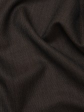 Super 130 Wool Dobby Suiting Made in Italy – Black and Brown Birdseyes – Deadstock Super 130 Wool Dobby Suiting Made in Italy – Black and Brown Birdseyes – Deadstock