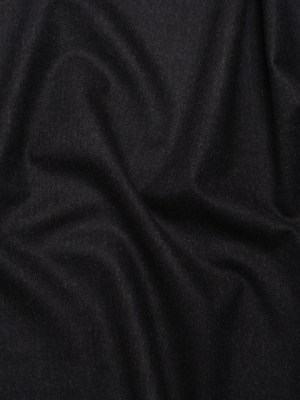 Super 130 Wool Suiting Made in Italy – Black and Navy Heathered – Deadstock Super 130 Wool Suiting Made in Italy – Black and Navy Heathered – Deadstock