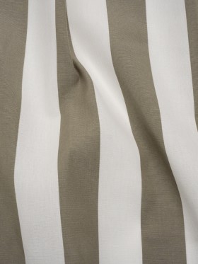 Outdoor Canvas – Stone and White Awning Stripes Outdoor Canvas – Stone and White Awning Stripes