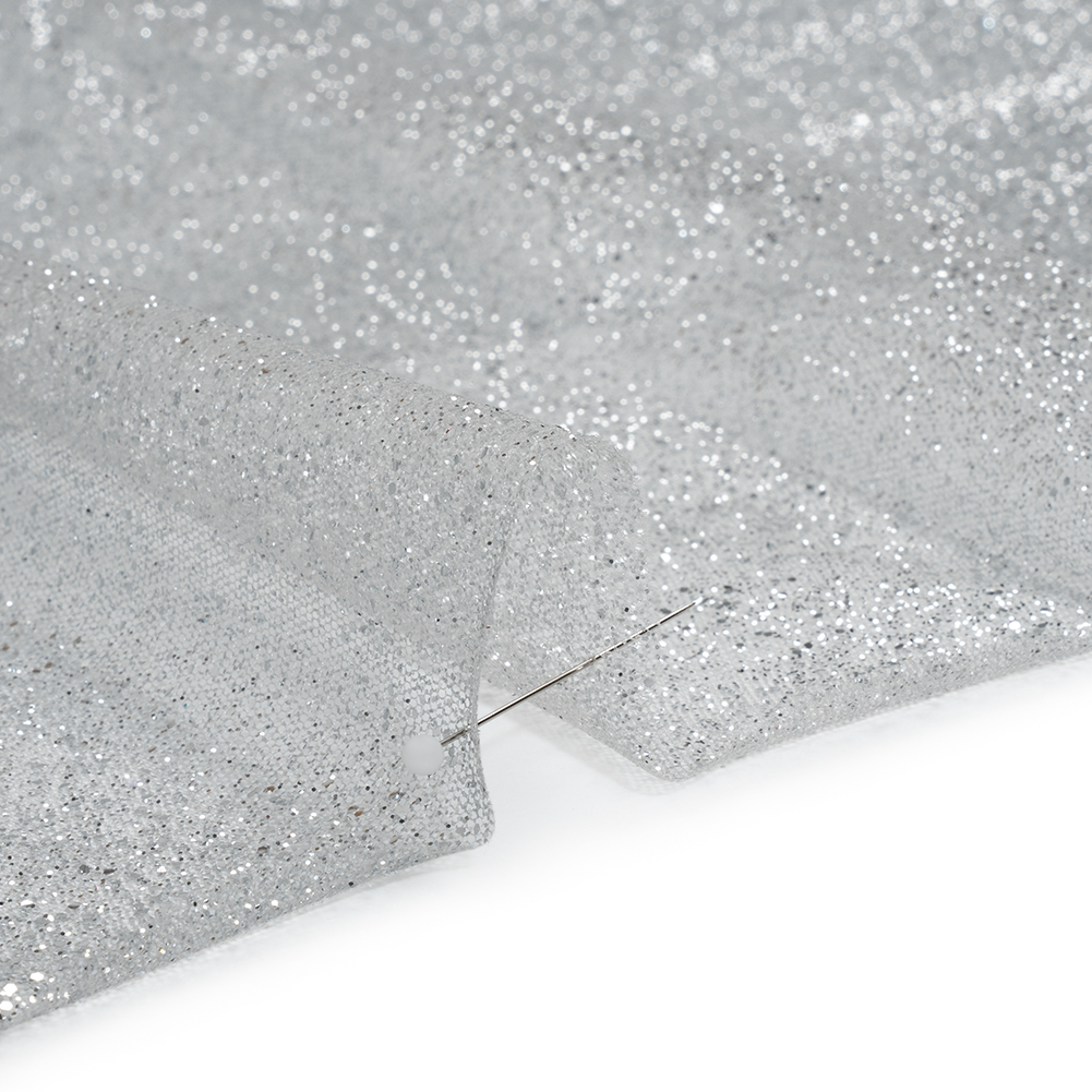 Glitter Tulle 5-yard Bundle – Silver Glitter Tulle 5-yard Bundle – Silver