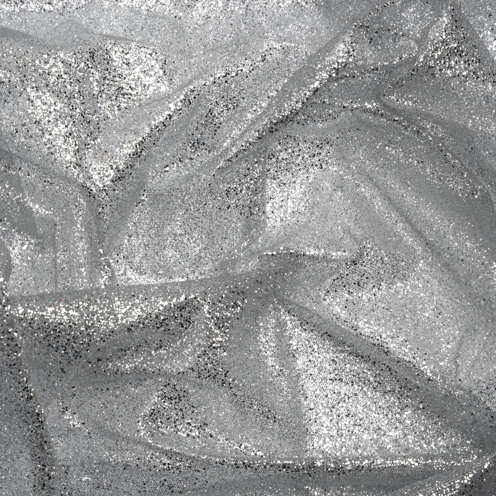 Glitter Tulle 5-yard Bundle – Silver Glitter Tulle 5-yard Bundle – Silver