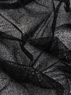 Glitter Tulle 5-yard Bundle – Black Glitter Tulle 5-yard Bundle – Black