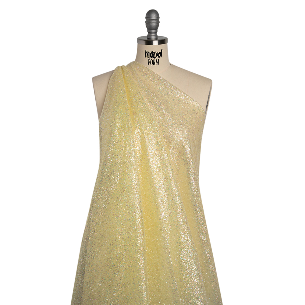 Glitter Tulle 5-yard Bundle – Pale Yellow Glitter Tulle 5-yard Bundle – Pale Yellow