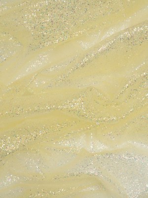 Glitter Tulle 5-yard Bundle – Pale Yellow Glitter Tulle 5-yard Bundle – Pale Yellow