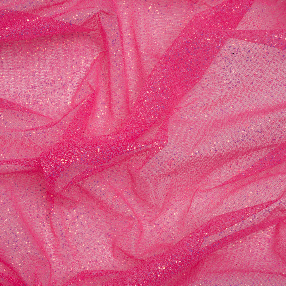 Glitter Tulle 5-yard Bundle – Hot Pink Glitter Tulle 5-yard Bundle – Hot Pink
