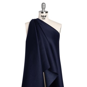 Cashmere Double Cloth Coating Made in Italy – Bright Navy – Deadstock Cashmere Double Cloth Coating Made in Italy – Bright Navy – Deadstock