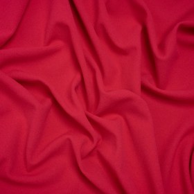 Stretch Polyester Crepe Double Knit – Raspberry – Designer Deadstock Stretch Polyester Crepe Double Knit – Raspberry – Designer Deadstock