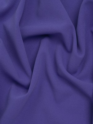 Stretch Polyester Crepe Double Knit – Periwinkle – Designer Deadstock Stretch Polyester Crepe Double Knit – Periwinkle – Designer Deadstock