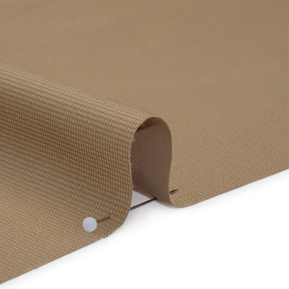 Stretch Polyester Dobby - White Alyssum Little Dots - Designer Deadstock