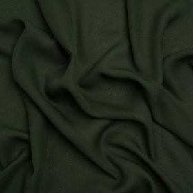 Lightweight Polyester Crepe – Hunter Green – Designer Deadstock Lightweight Polyester Crepe – Hunter Green – Designer Deadstock