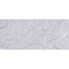 Polyester Athletic Mesh – White – Designer Deadstock Polyester Athletic Mesh – White – Designer Deadstock