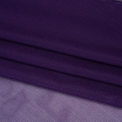 Polyester Stretch Mesh – Aubergine Purple – Designer Deadstock Polyester Stretch Mesh – Aubergine Purple – Designer Deadstock